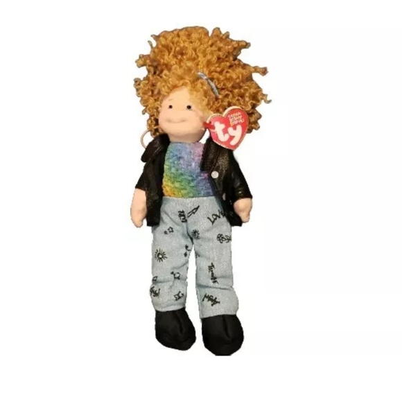Vtg Ty Teenie Beanie Boppers Paula Plappertasche Posable 2002 With Ty Tag - Picture 2 of 7